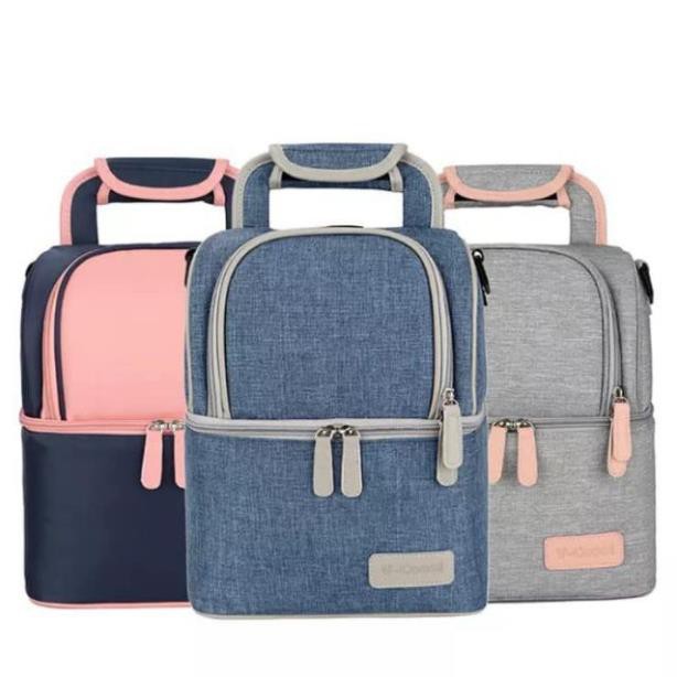 Ba lô bỉm sữa Vcoool A1 Balo giữ nhiệt bảo quản sữa mẹ