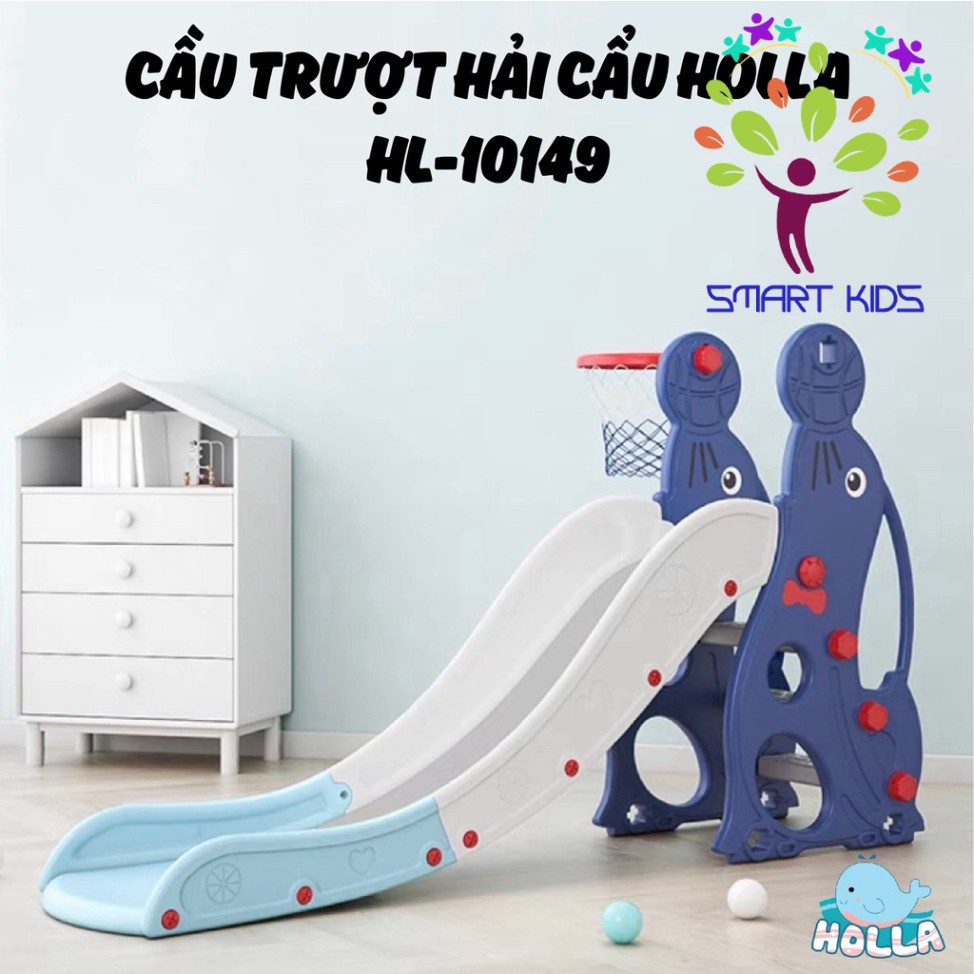 Cầu trượt đơn Hải Cẩu Holla HL-10149 2022