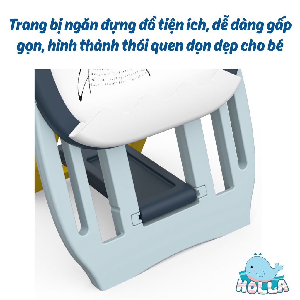 Bảng vẽ chim cánh cụt Holla kèm ghế