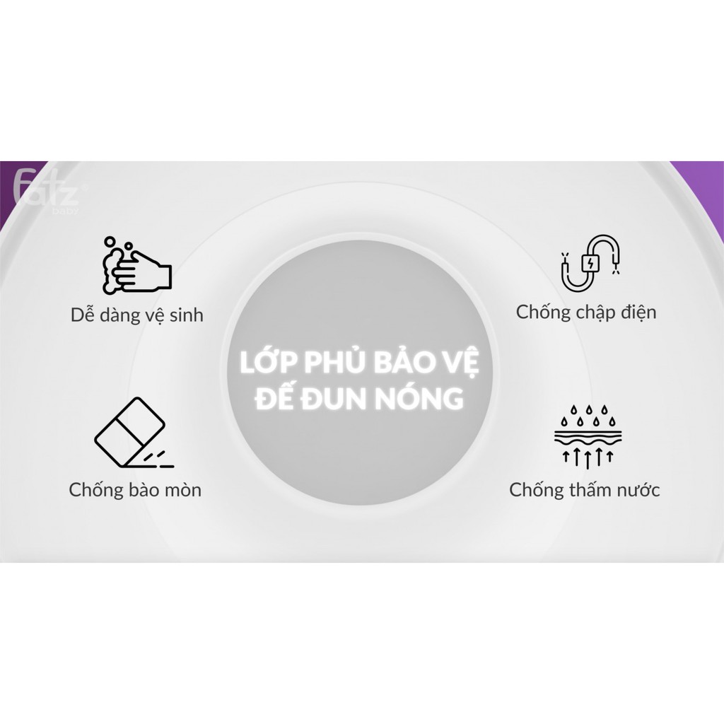 MÁY HÂM SỮA & TIỆT TRÙNG- MONO 6 - FATZ BABY FB3001TN