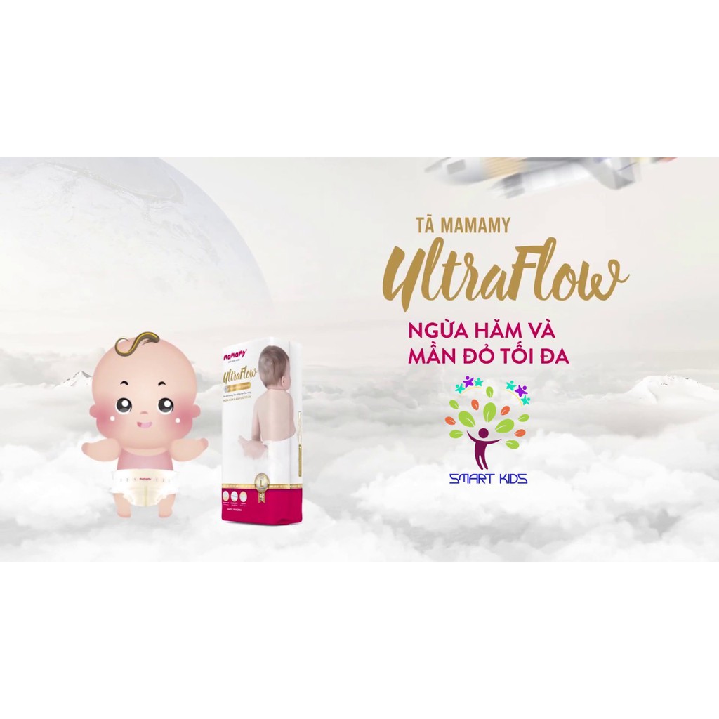 Tã dán tã quần Mamamy Ultraflow nhập khẩu Hàn Quôc S54/M46/L42/XL36 M46/L42/XL32/XXL26
