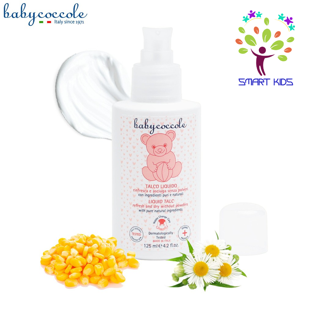 Phấn rôm nước cho bé Babycoccole LIQUID TALC 125ml
