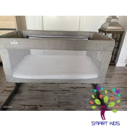 Nôi ngủ cạnh giường Joie Roomie Gray Flannel