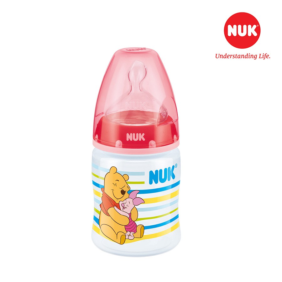 Bình sữa NUK Premium Choice nhựa PP núm ti Silicone S1 - M(Disney)
