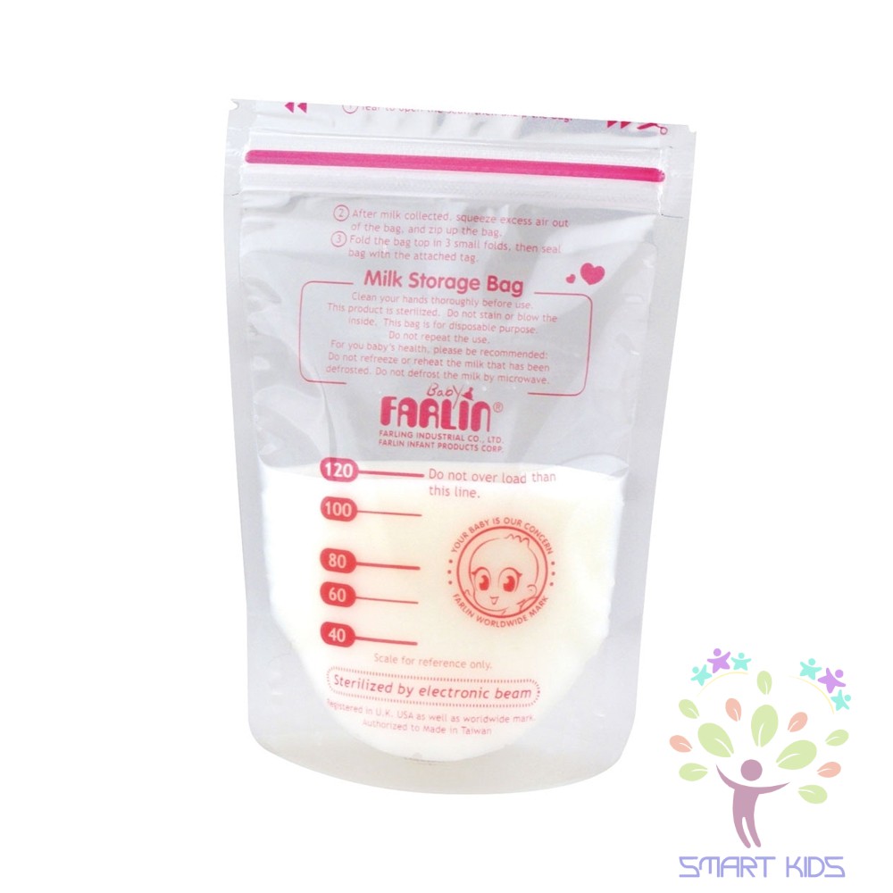 Túi trữ sữa không có BPA Farlin