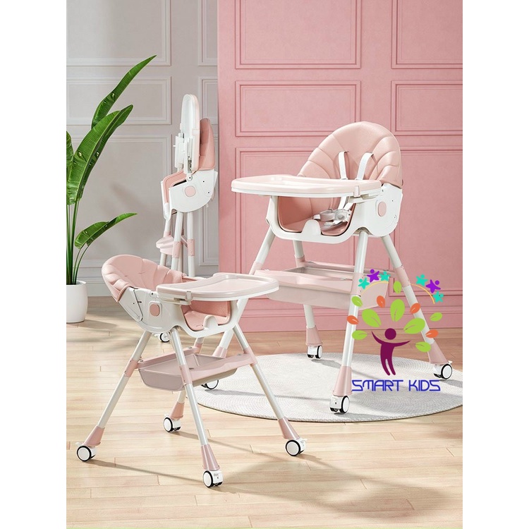 Ghế Ăn Ngả Lưng Gấp Gọn Có Bánh Umoo Um-05117 UM-05142 UM-05145