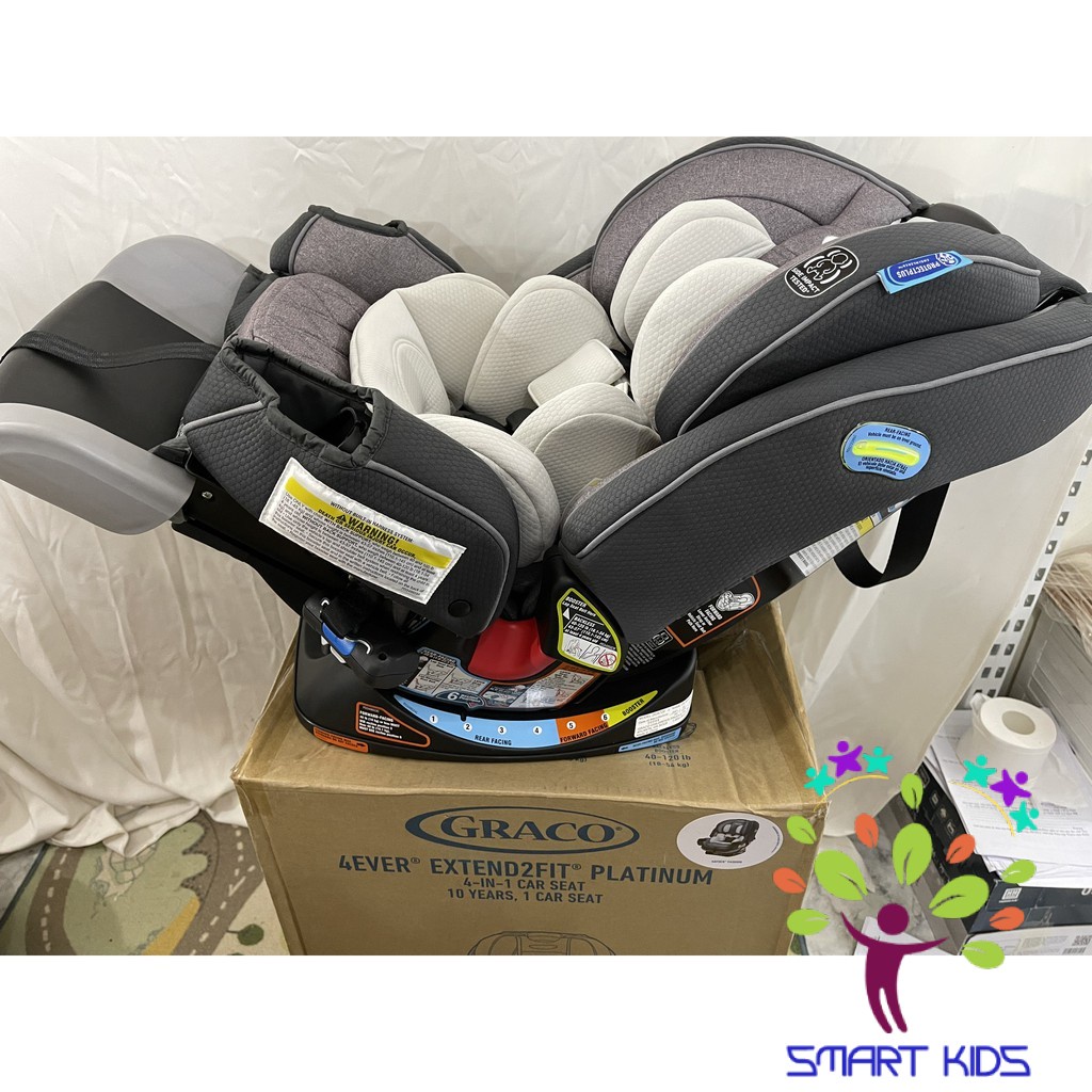 Ghế ngồi ô tô trẻ em Graco 4ever Extend2Fit Platinum Hayden 8BB20HYD