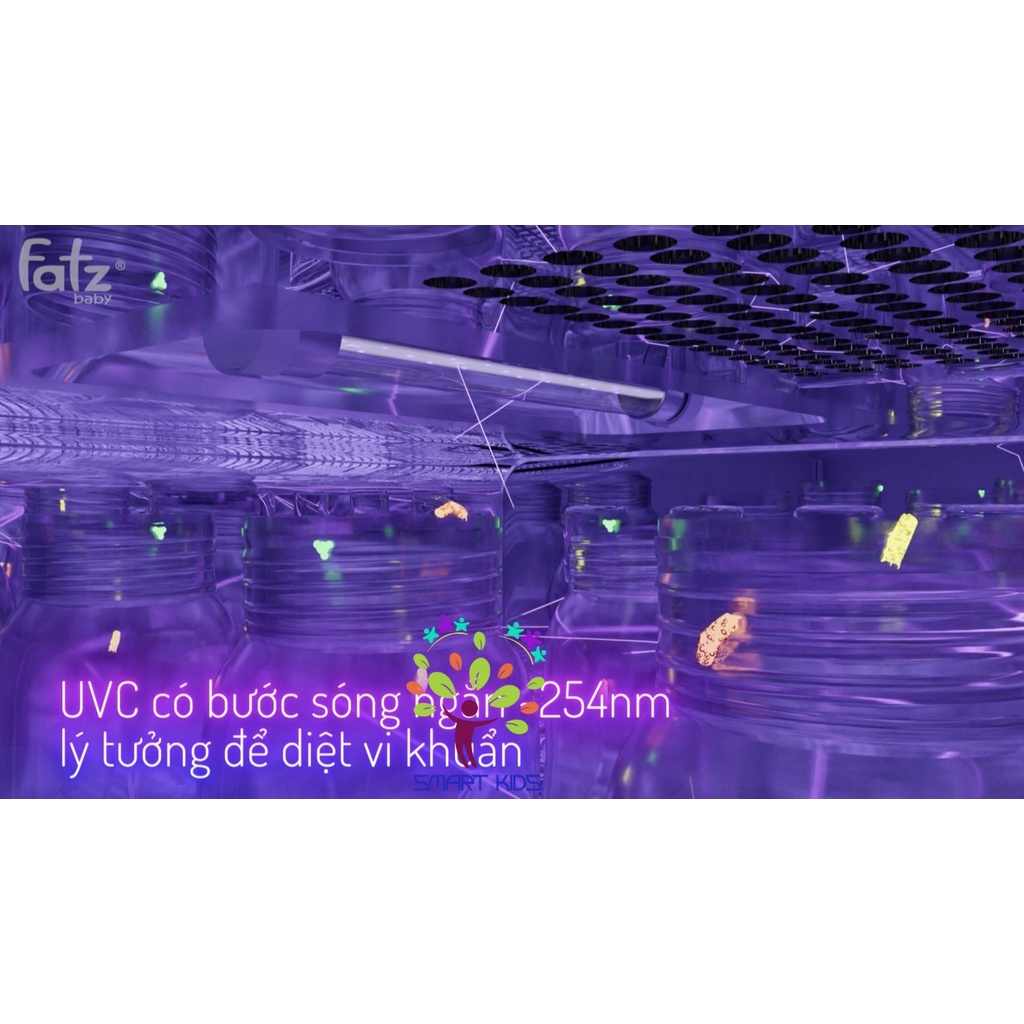 MÁY TIỆT TRÙNG SẤY KHÔ UVC - LED FATZ BABY - 19L - KING 3 - FB4733BT