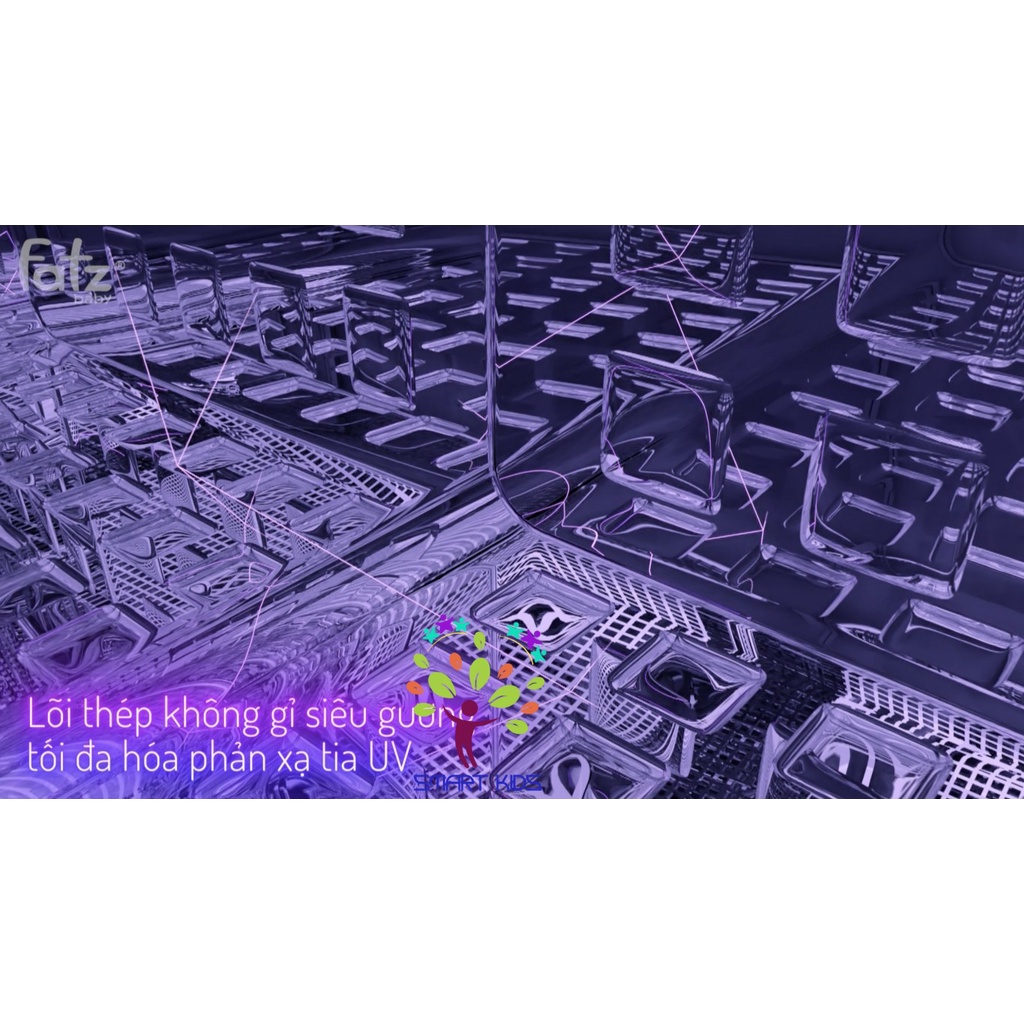 MÁY TIỆT TRÙNG SẤY KHÔ UVC - LED FATZ BABY - 19L - KING 3 - FB4733BT