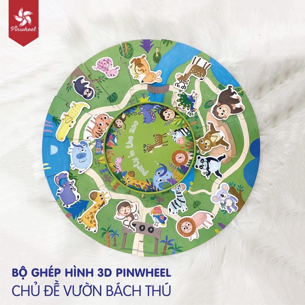 Bộ ghép hình 3D Pinwheel