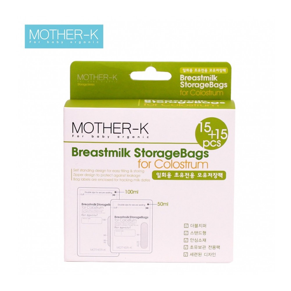 TÚI TRỮ SỮA NON MOTHER-K HÀN QUỐC (30C)