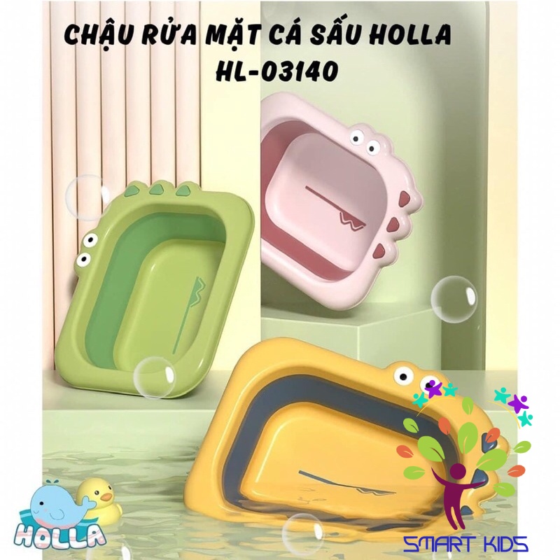 Chậu Rửa Mặt Gấp Gọn Cá Sấu Holla HL-03140
