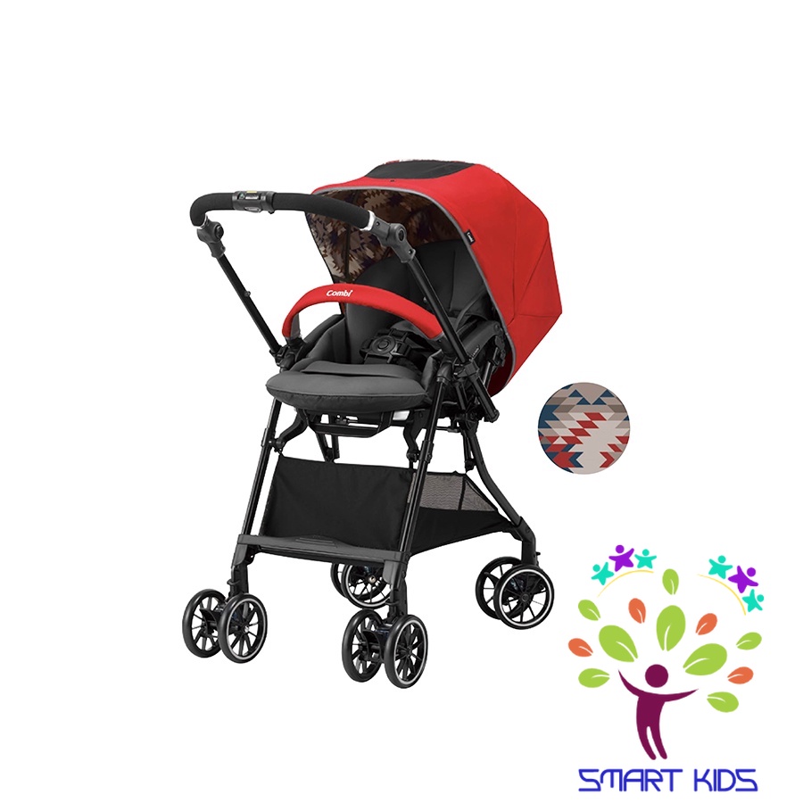 Xe đẩy Combi Sugocal Compact 4 bánh quay tự động