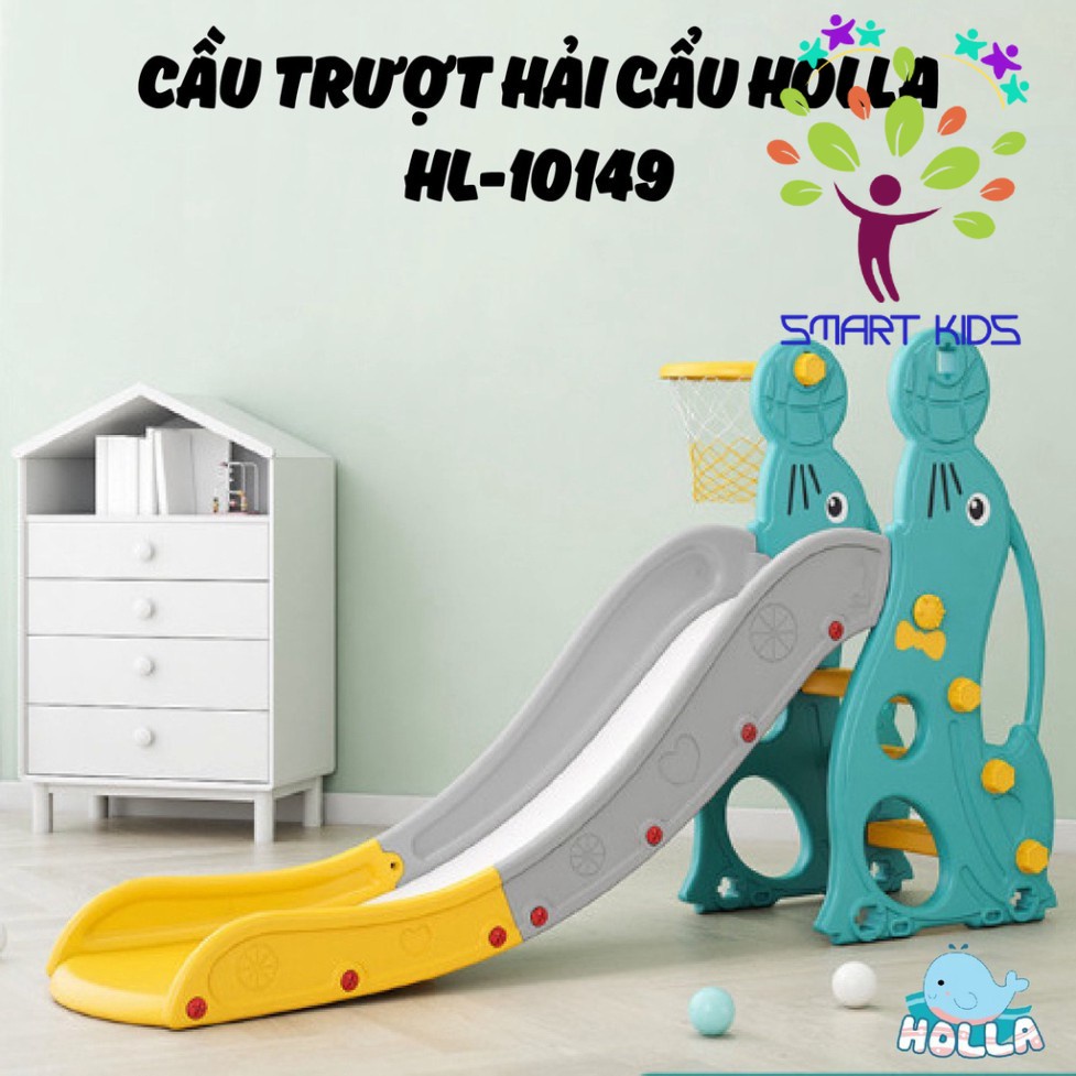 Cầu trượt đơn Hải Cẩu Holla HL-10149 2022