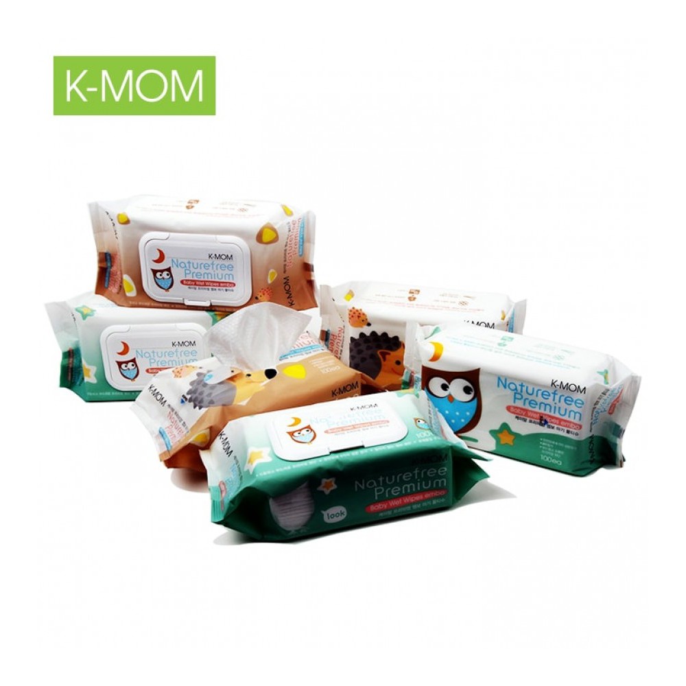 COMBO KHĂN ƯỚT K-MOM HÀN QUỐC VÂN NỔI (100C)