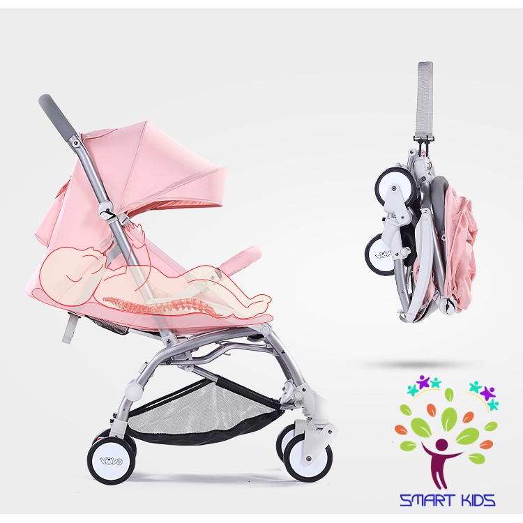 Xe đẩy du lịch Vovo 1 chiều gấp gọn