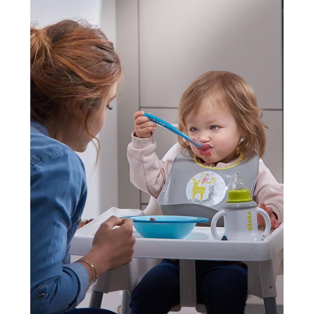 Thìa cầu vồng silicone Beaba