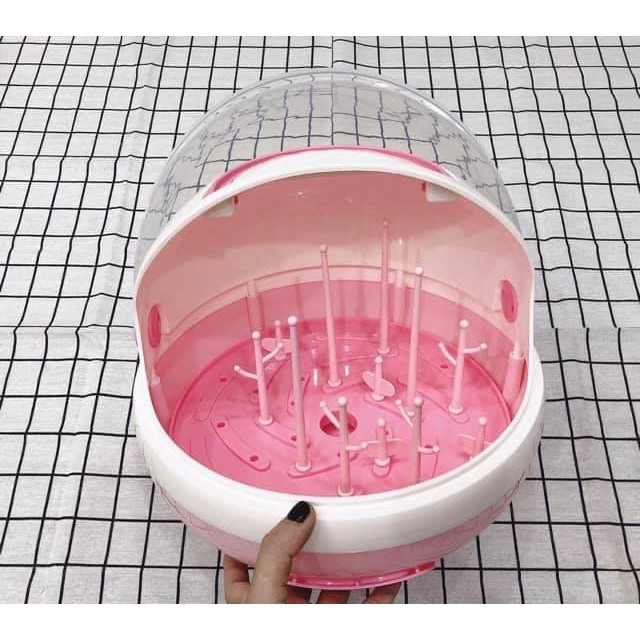 GIÁ ÚP BÌNH SỮA CÓ NẮP ĐẬY HÌNH GẤU