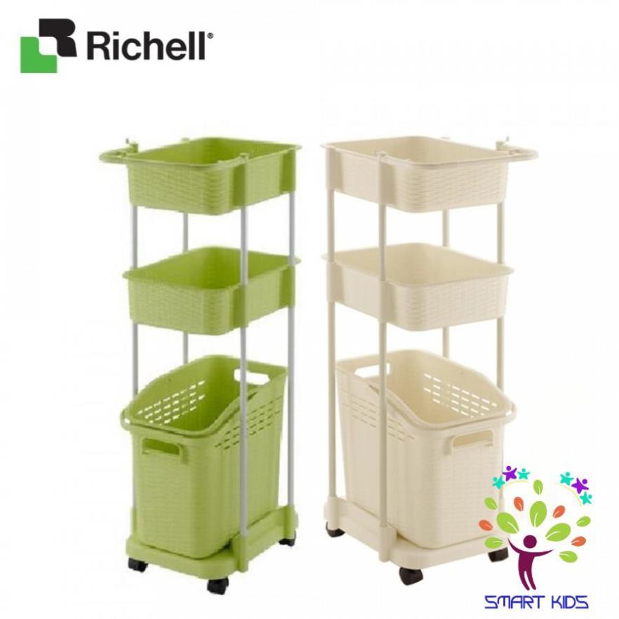 Xe để đồ giặt Richell 3 tầng G-105N