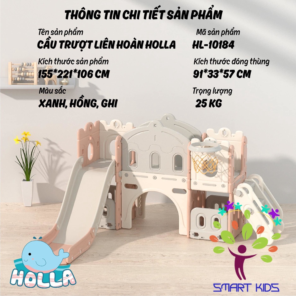 BỘ CẦU TRƯỢT LIÊN HOÀN HOLLA HL-10184
