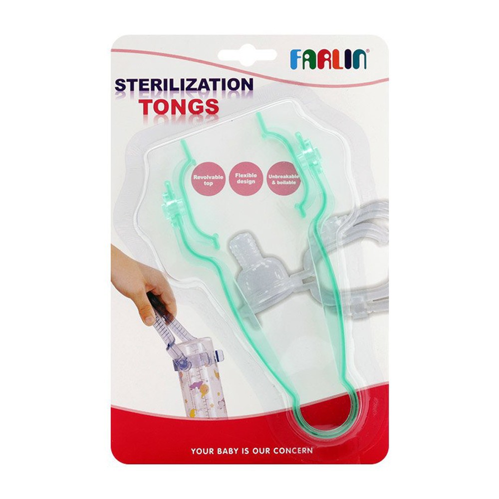 Kẹp gắp bình sữa bằng nhựa Farlin