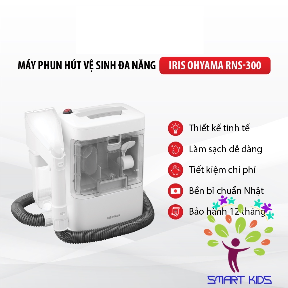 Máy phun hút giặt chăn đệm thảm sofa ghế ngồi ô tô Iris Ohyama RNS-300