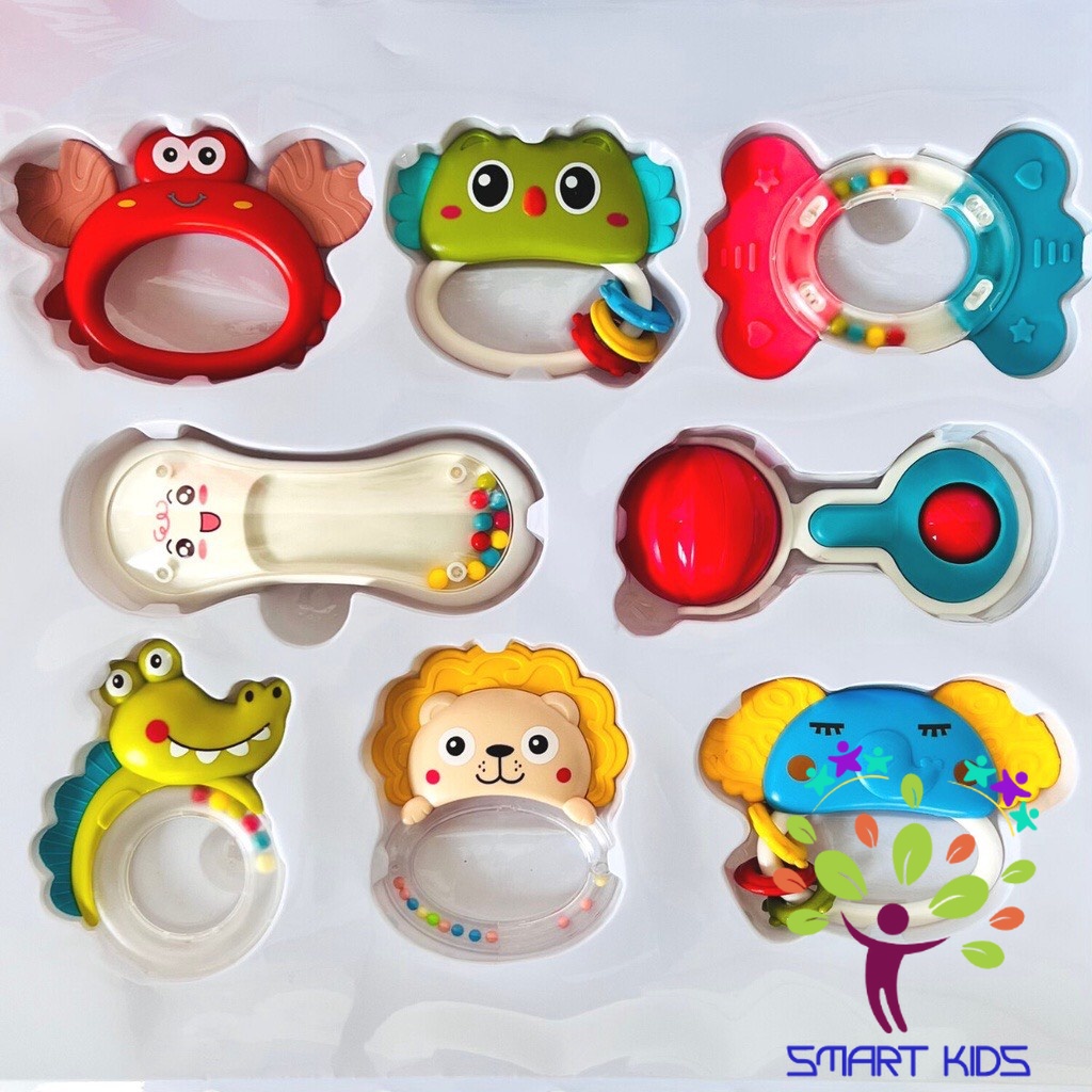 XÚC XẮC ĐỘNG VẬT 8 MÓN UMOO UM-10114