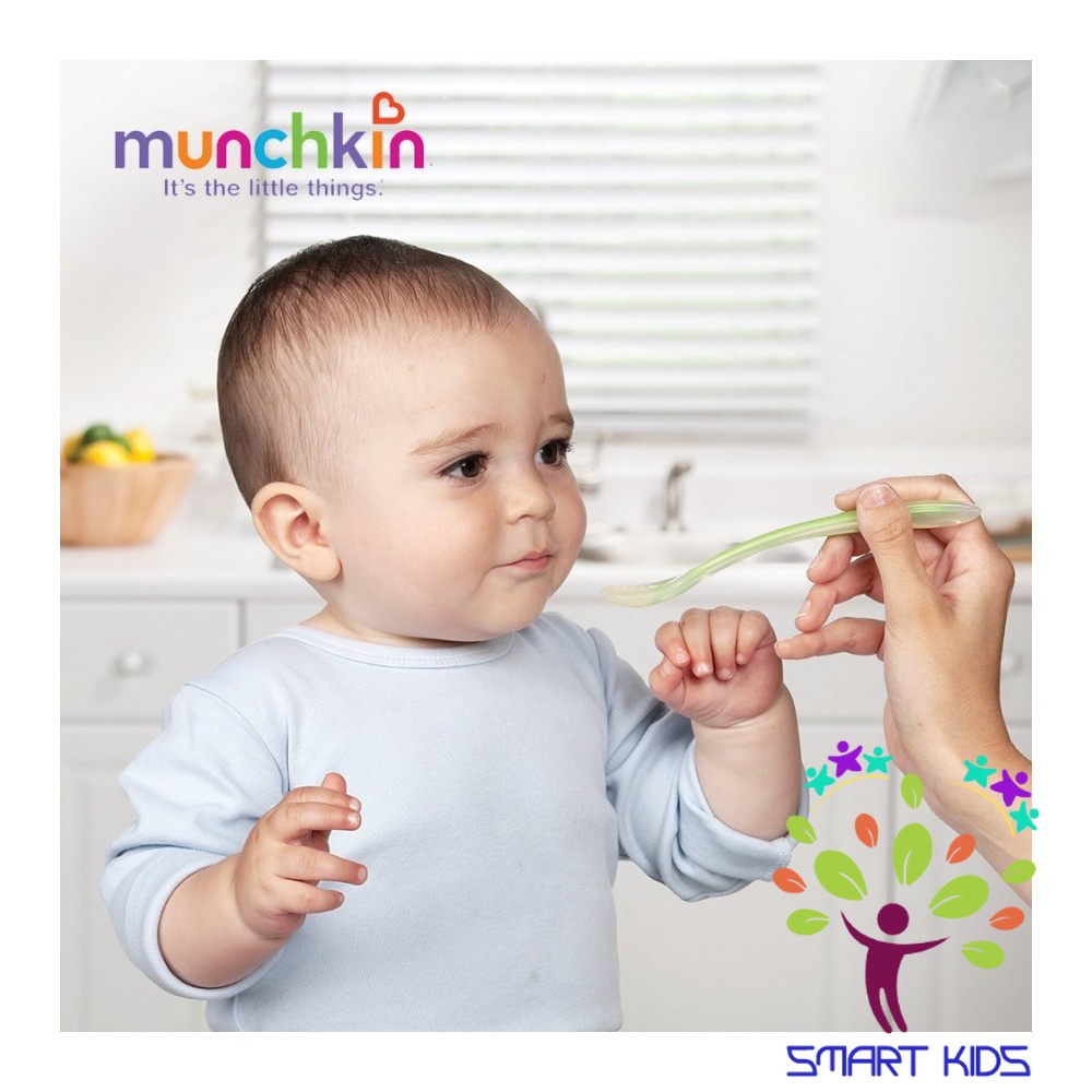BỘ 2 THÌA SILICONE MUNCHKIN