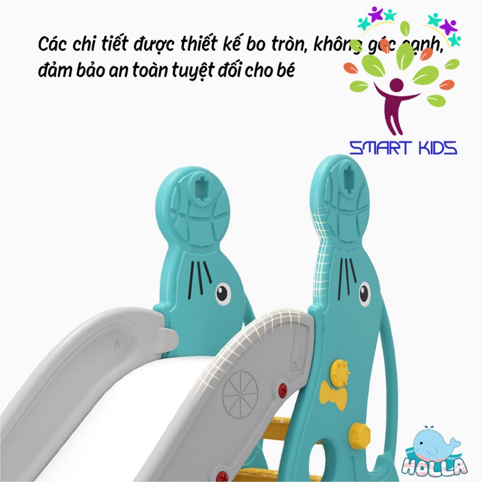 Cầu trượt đơn Hải Cẩu Holla HL-10149 2022