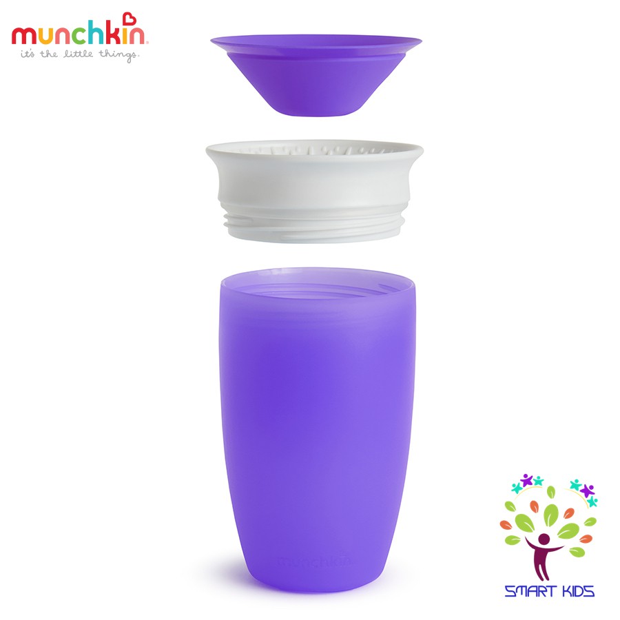 CỐC CHỐNG ĐỔ 360 ĐỘ MUNCHKIN CÓ NẮP 296ML