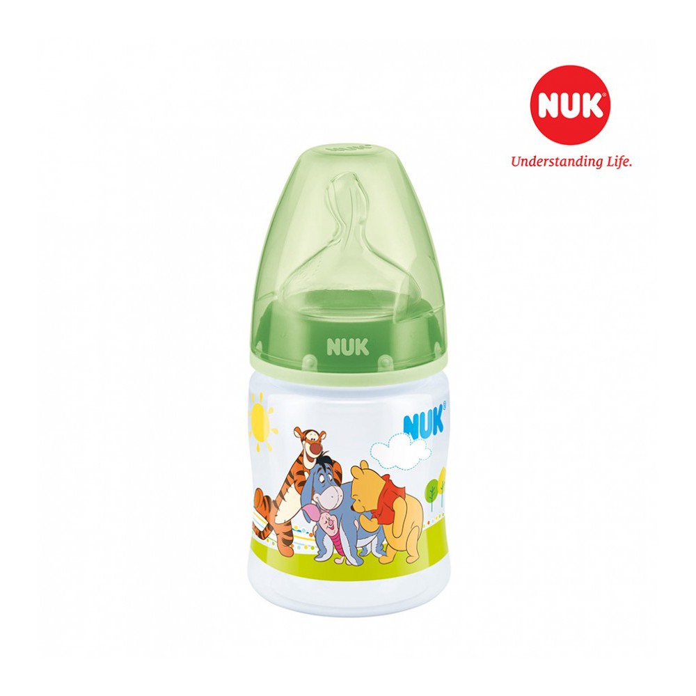 Bình sữa NUK Premium Choice nhựa PP núm ti Silicone S1 - M(Disney)