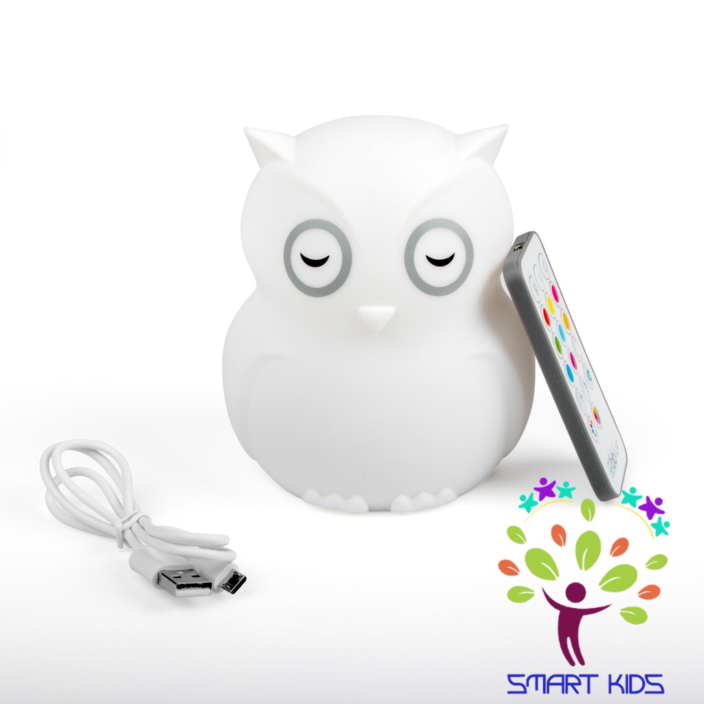 Đèn ngủ di động đổi màu bằng silicone bbluv Hibu