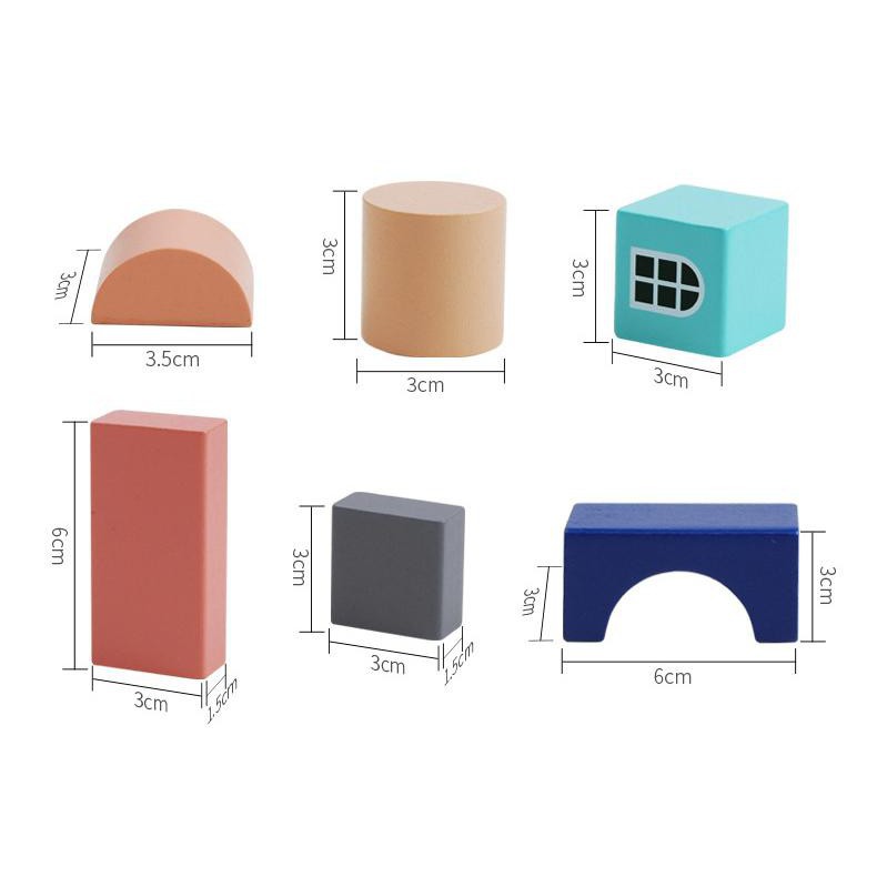 Thùng Đồ Chơi Gỗ - Xếp Hình Xây Dựng Thành Phố 133 Pcs Với 9 Chữ Số Và 23 Chữ Cái Kết Hợp