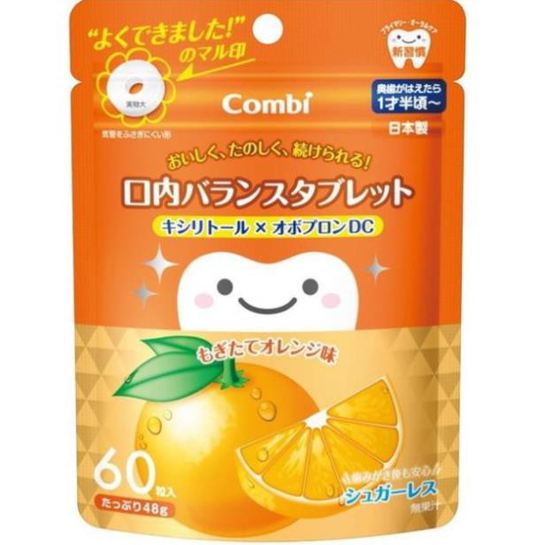 Kẹo ngậm chống sâu răng Teteo gói 60 viên Combi