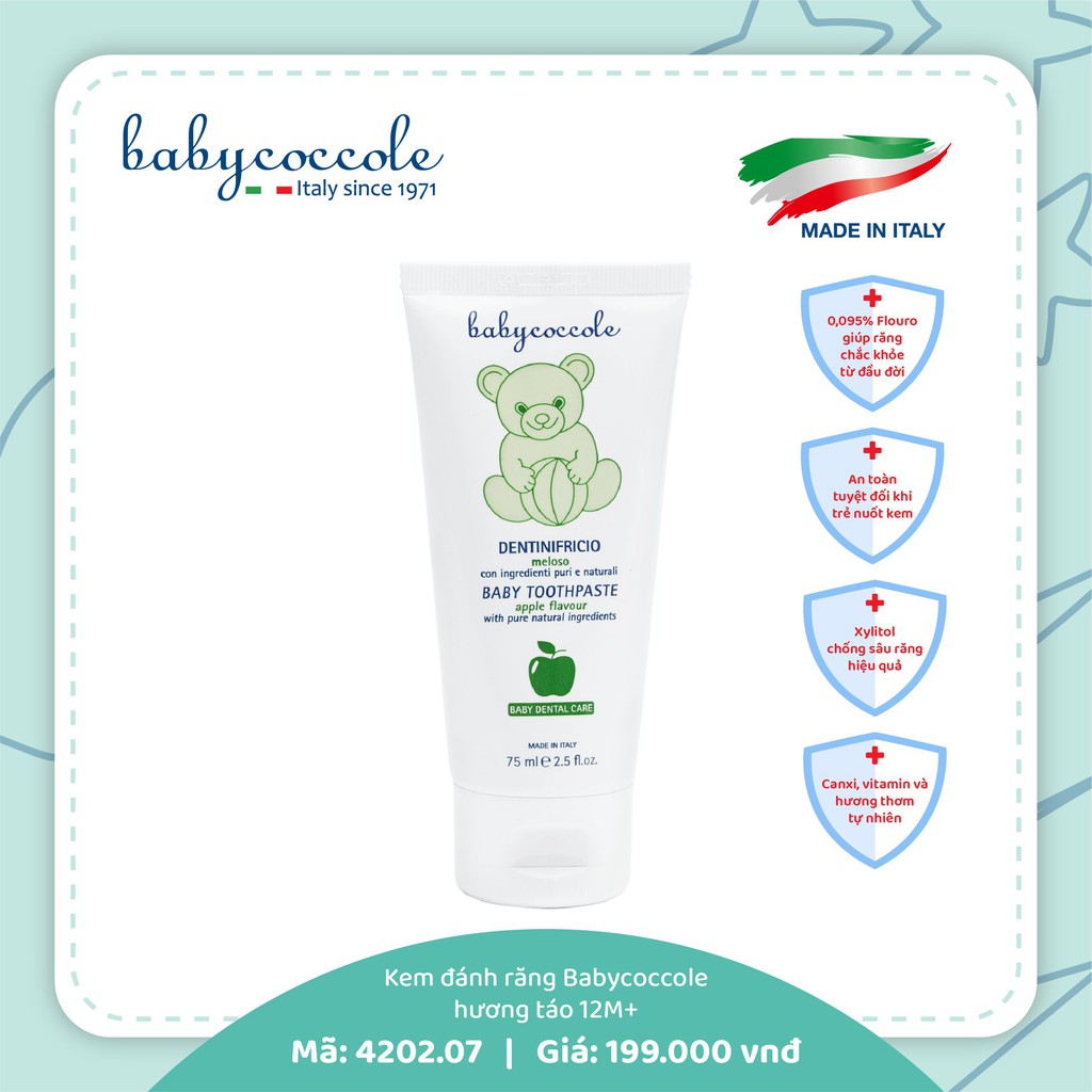 Kem đánh răng BABYCOCCOLE