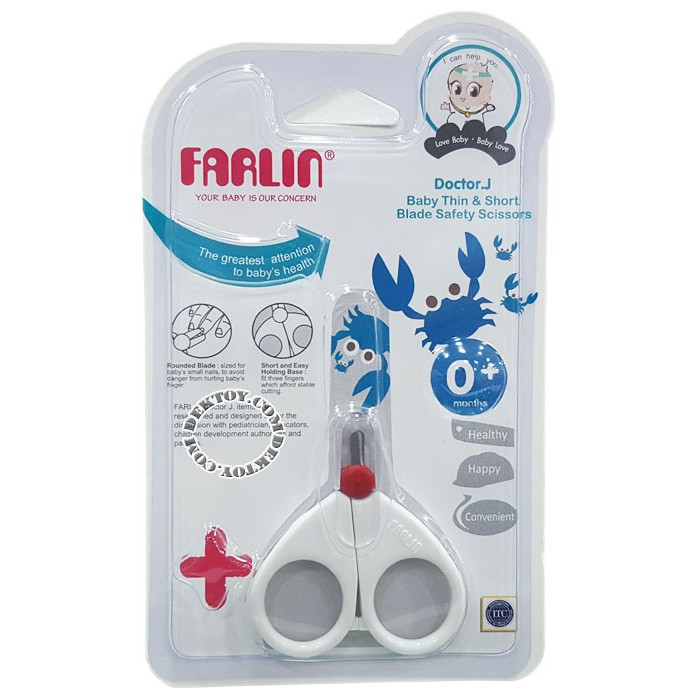 Kéo cắt móng tay an toàn (lưới ngắn) Farlin