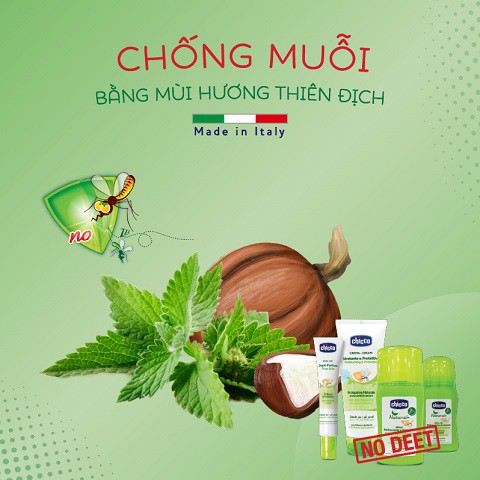 Lăn Đa Năng Xua Muỗi Chicco
