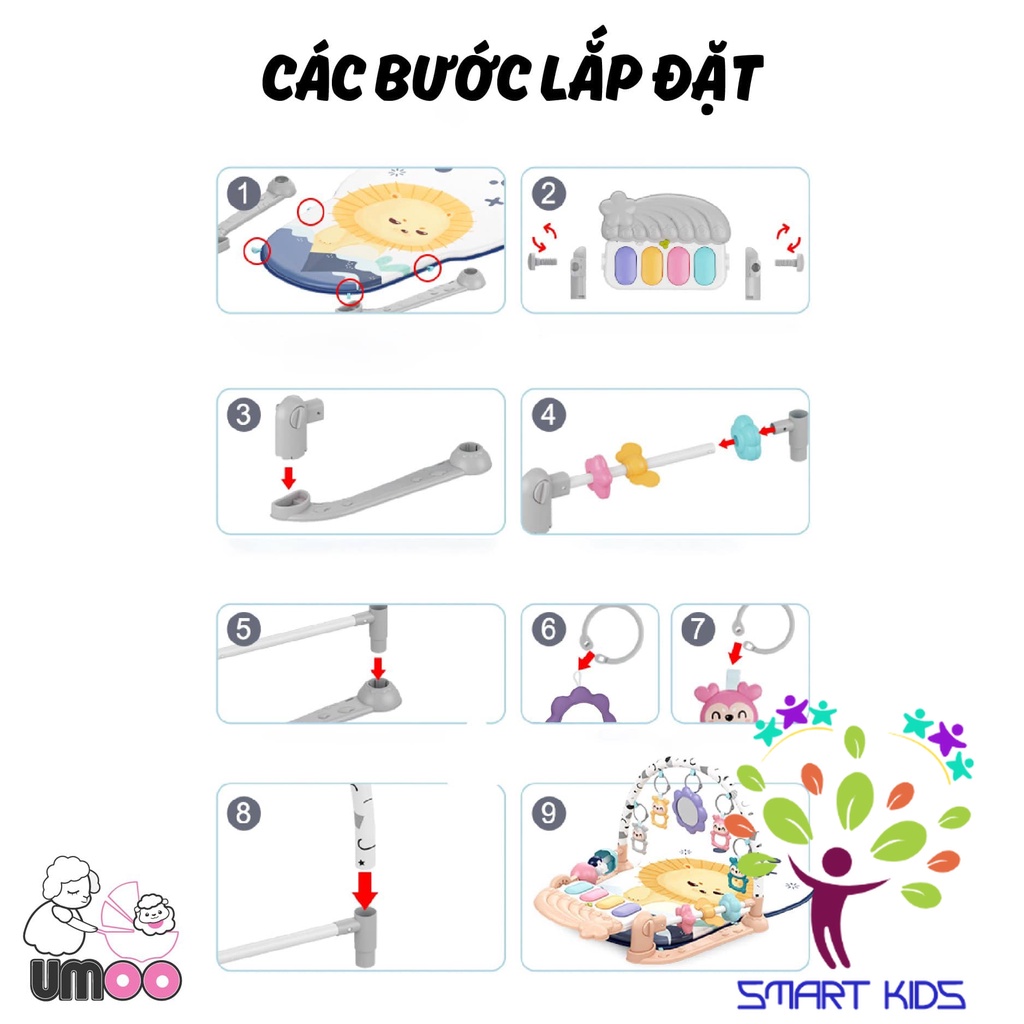 Thảm đàn Umoo UM-07124 mẫu mới nhất