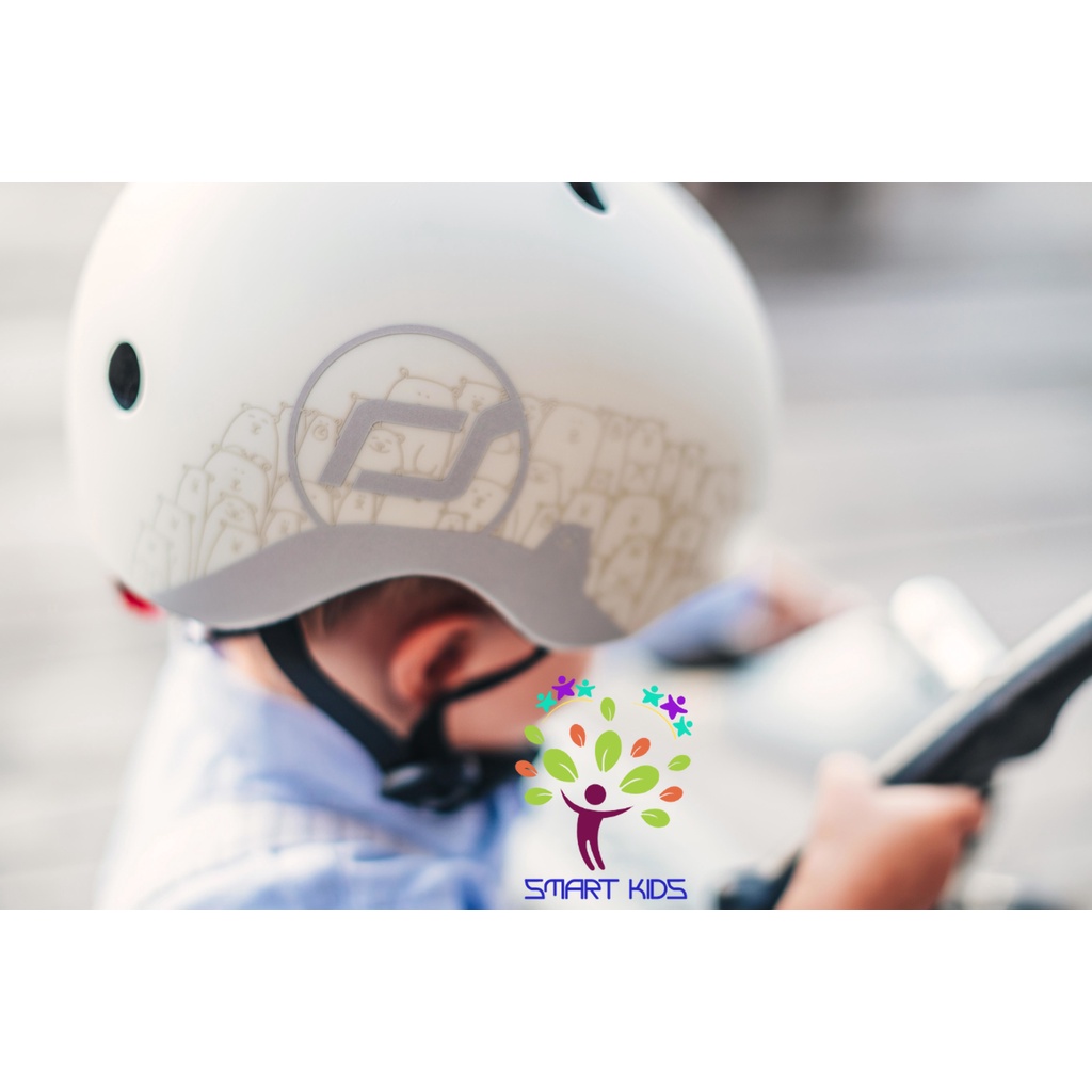 Mũ đội đầu phản quang cho bé Scoot and Ride