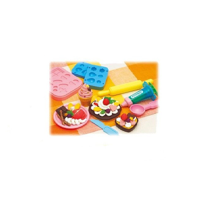 Set bột nặn làm bánh 13 món Toyroyal