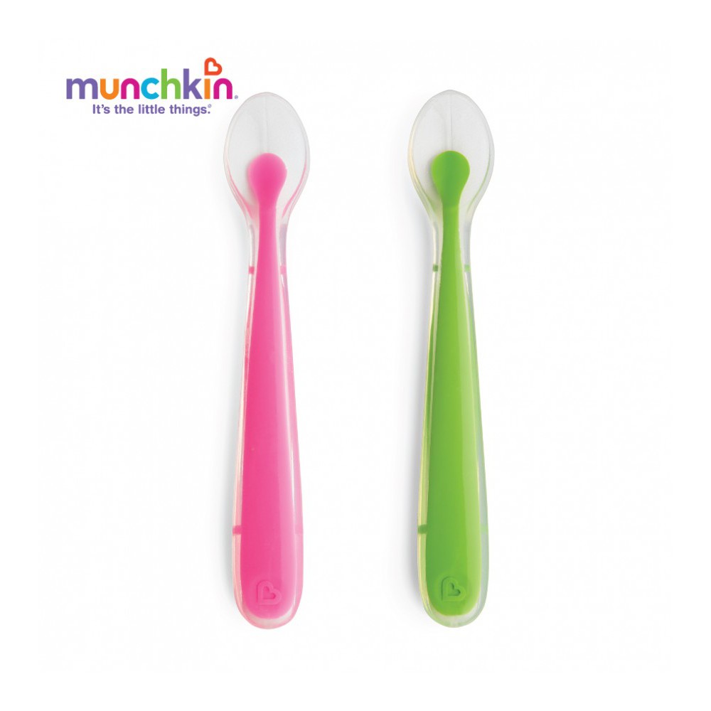 BỘ 2 THÌA SILICONE MUNCHKIN