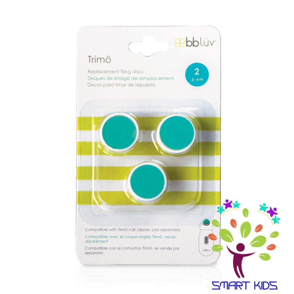 Phụ kiện - Bộ 3 đầu dũa thay thế cho Máy dũa móng tay bbluv Trimo