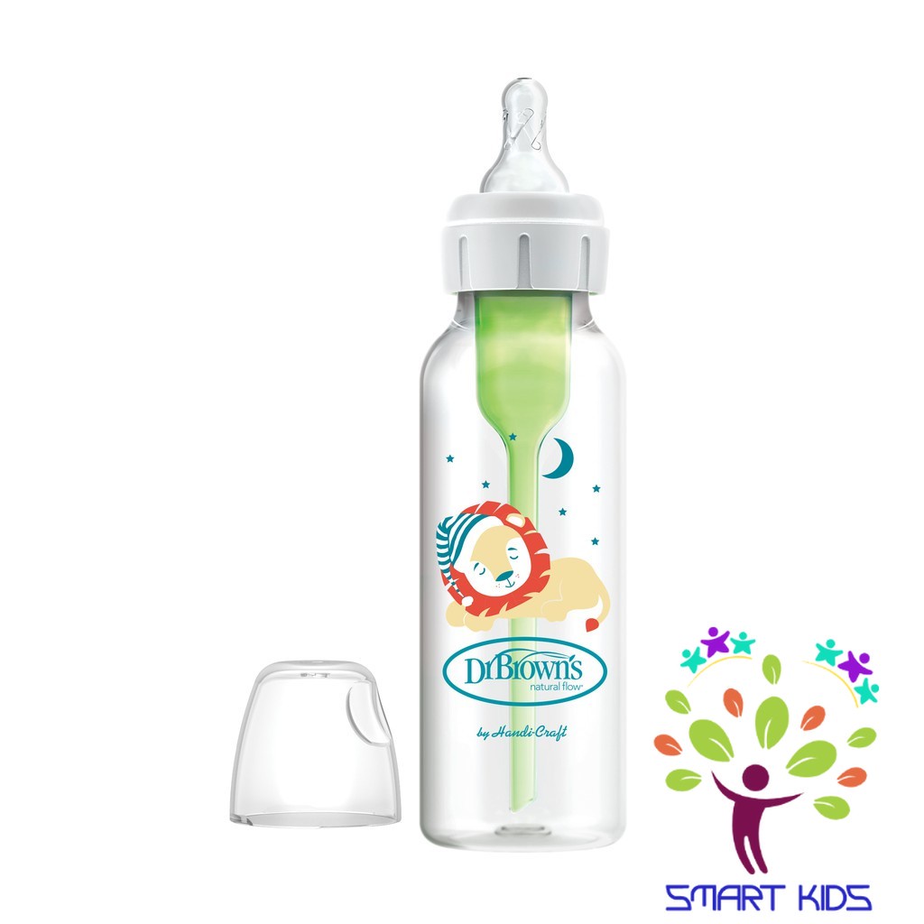 Bình sữa cổ thường Dr.Brown's Deco nhựa PP Option Plus 250ml- 81105