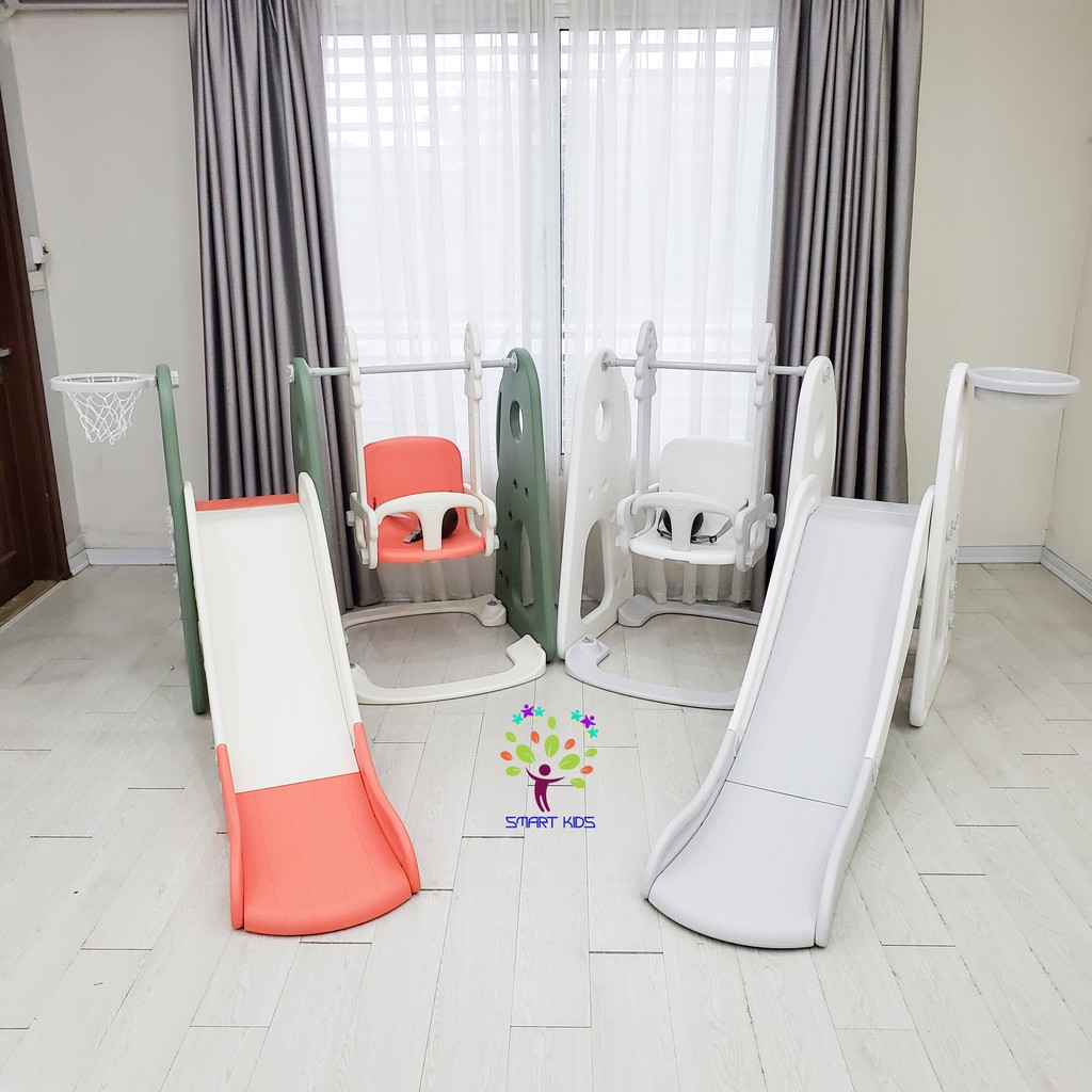 Cầu trượt xích đu bóng rổ Holla 3in1 HL-1069