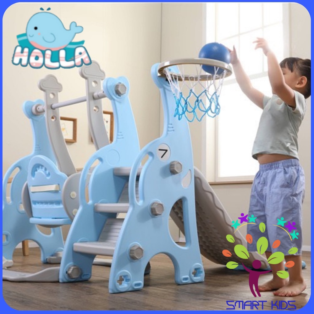 Cầu trượt xích đu voi Holla HL-10160