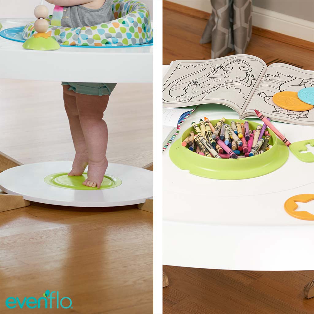 Bàn chơi đa năng Evenflo ExerSaucer Gleeful Sea Activity Center