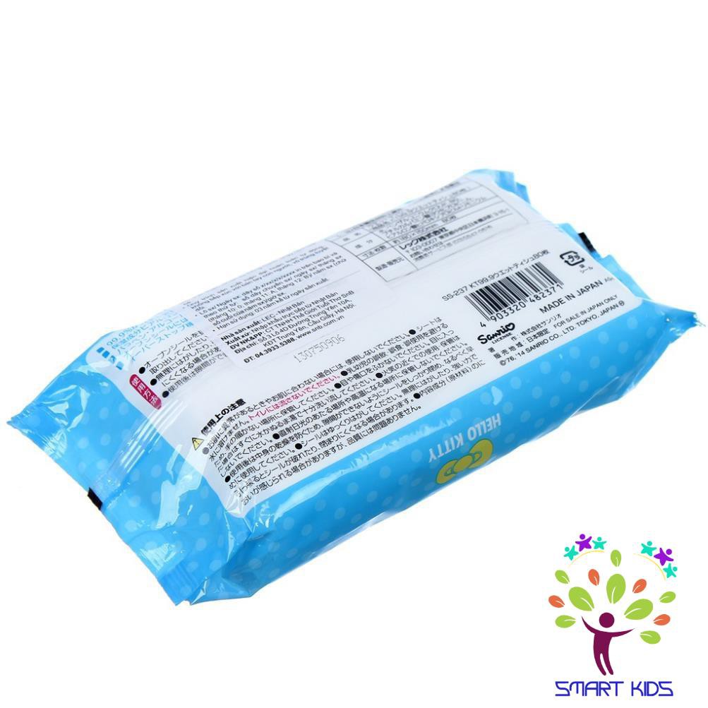 Giấy ướt LEC nước tinh khiết 99,9% Hello Kitty SS237 - 80 tờ
