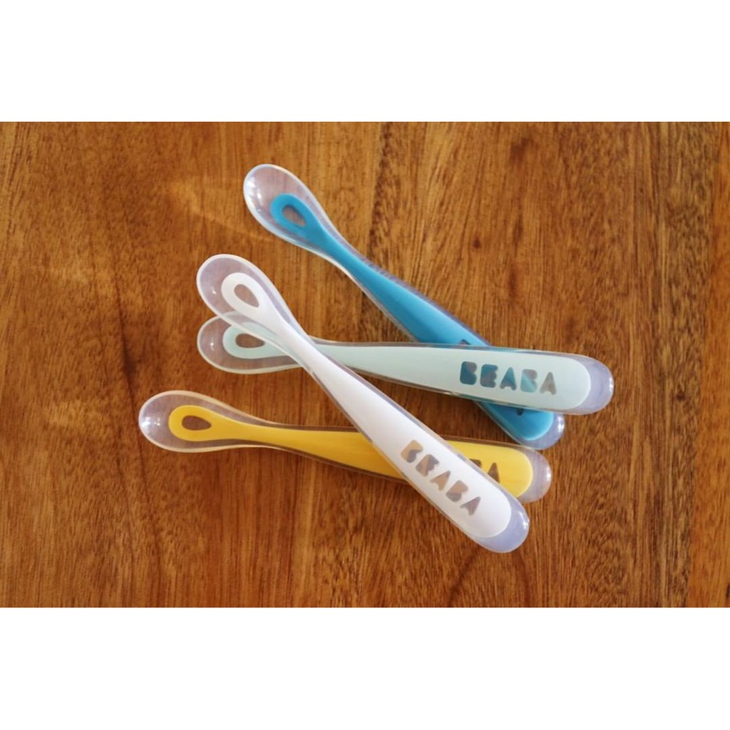 Thìa cầu vồng silicone Beaba