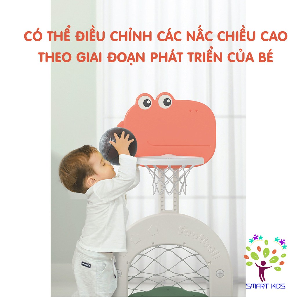 Cầu trượt xích đu bóng rổ bóng đá golf liên hoàn  Holla 5in1