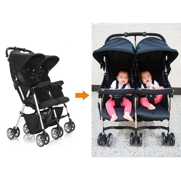 Xe đẩy đôi Spazio Duo Combi Nhật Bản
